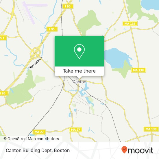 Canton Building Dept map