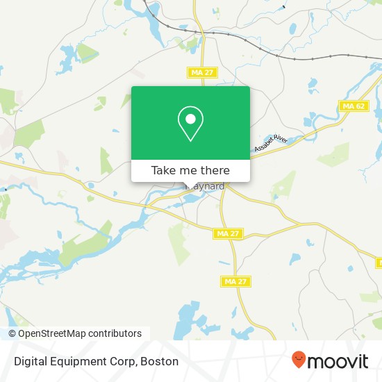 Digital Equipment Corp map