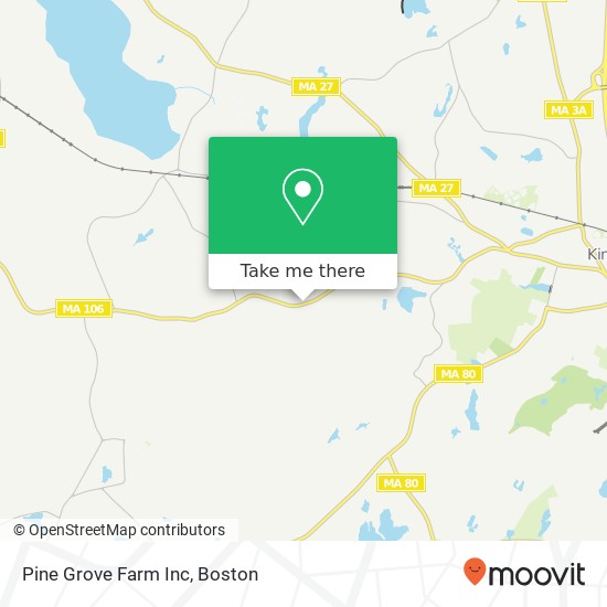 Mapa de Pine Grove Farm Inc