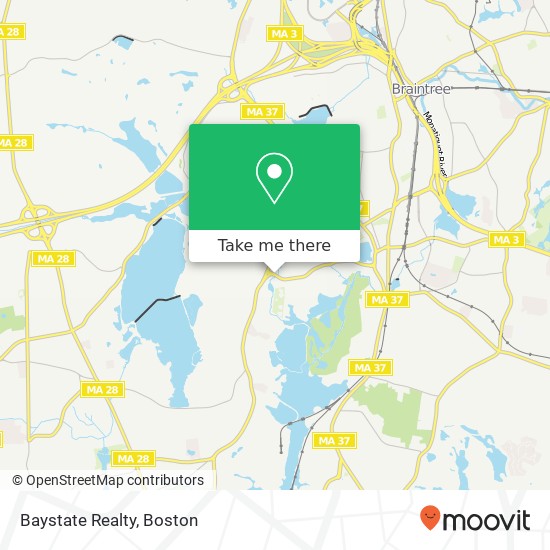 Baystate Realty map