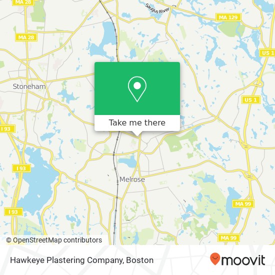 Hawkeye Plastering Company map