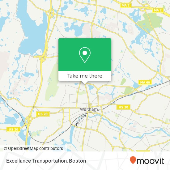 Excellance Transportation map