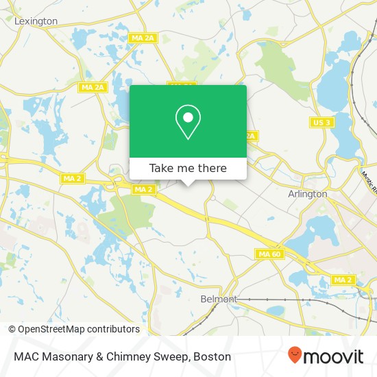 MAC Masonary & Chimney Sweep map