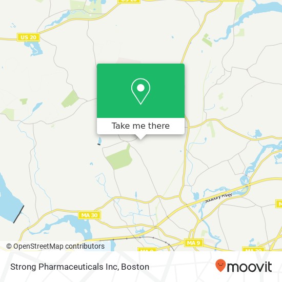 Strong Pharmaceuticals Inc map