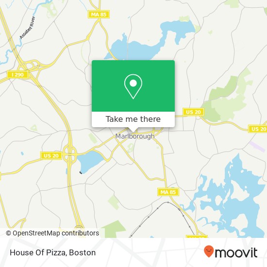 House Of Pizza map