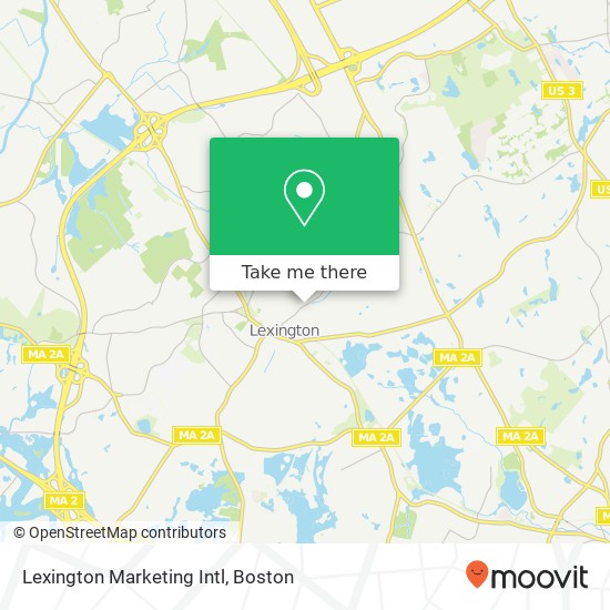 Lexington Marketing Intl map