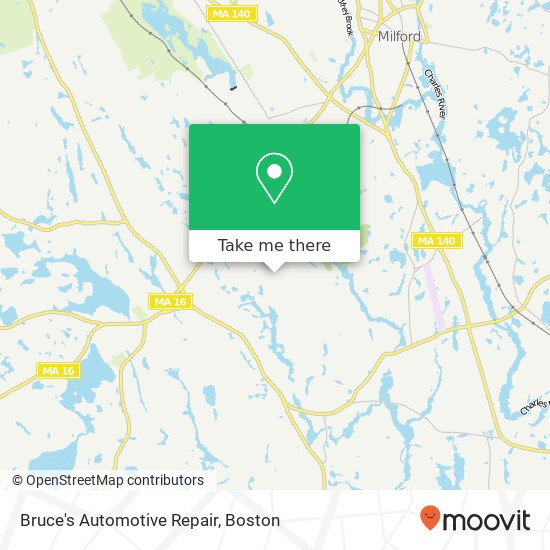 Mapa de Bruce's Automotive Repair