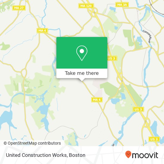 United Construction Works map
