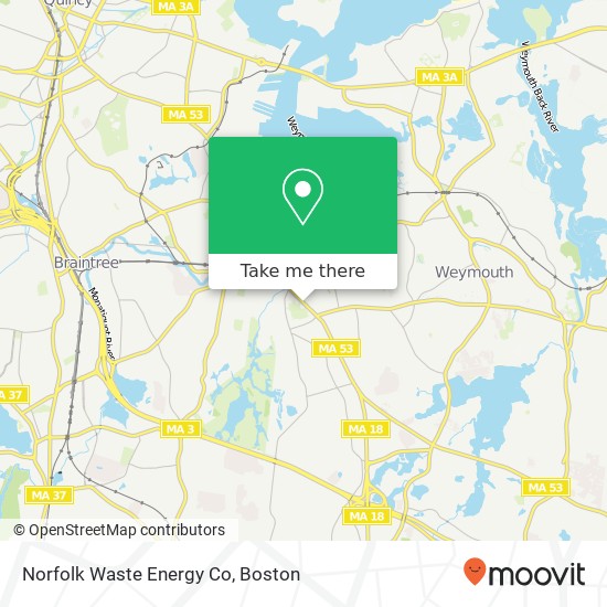 Norfolk Waste Energy Co map