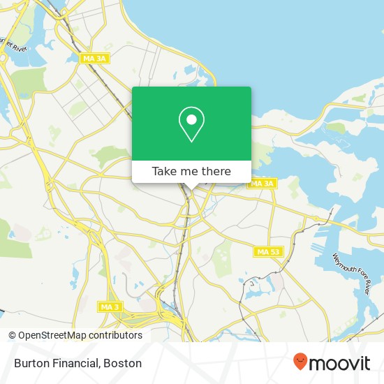 Burton Financial map