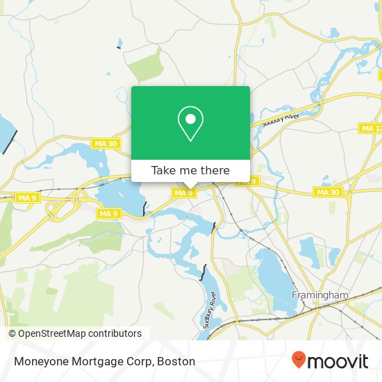 Moneyone Mortgage Corp map