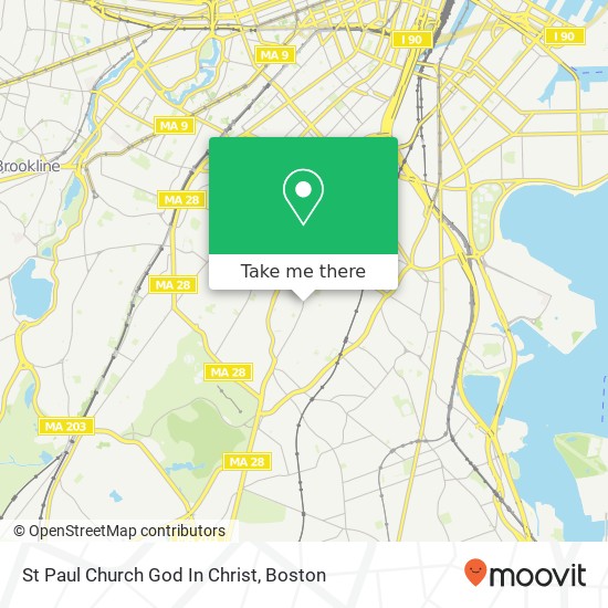 St Paul Church God In Christ map