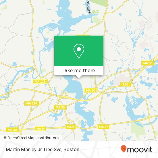 Martin Manley Jr Tree Svc map