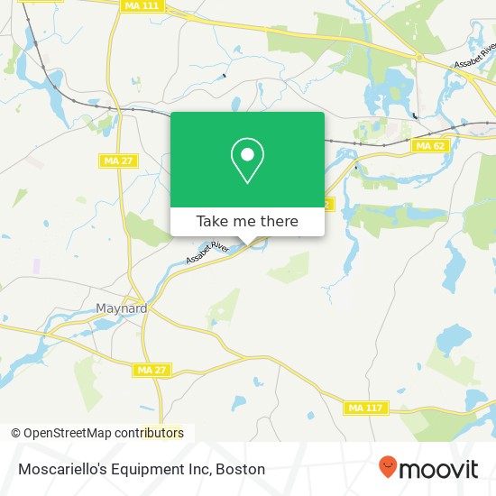 Moscariello's Equipment Inc map