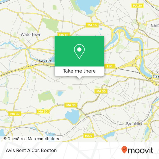 Mapa de Avis Rent A Car