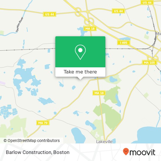 Mapa de Barlow Construction