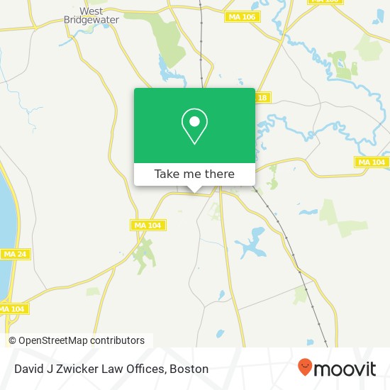 David J Zwicker Law Offices map