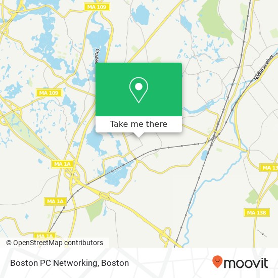 Mapa de Boston PC Networking