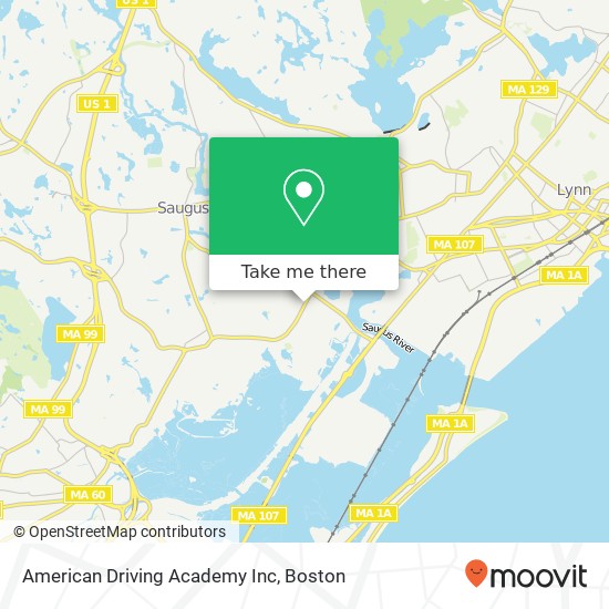 Mapa de American Driving Academy Inc