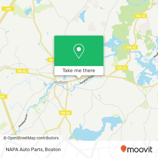 Mapa de NAPA Auto Parts