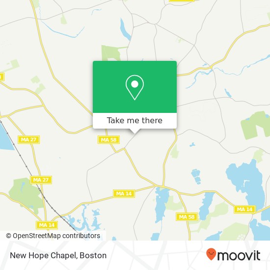 Mapa de New Hope Chapel