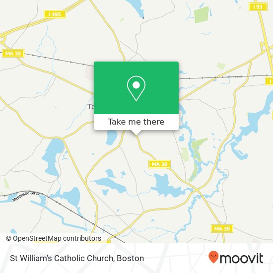 Mapa de St William's Catholic Church