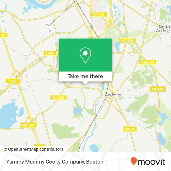 Mapa de Yummy Mummy Cooky Company