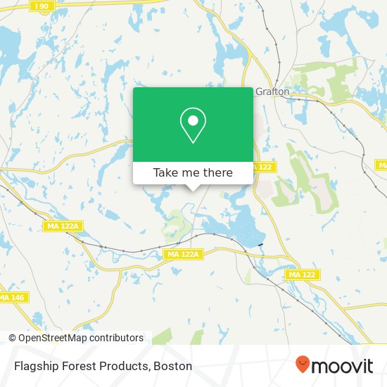 Flagship Forest Products map