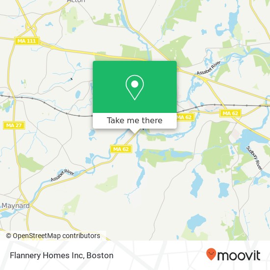 Flannery Homes Inc map