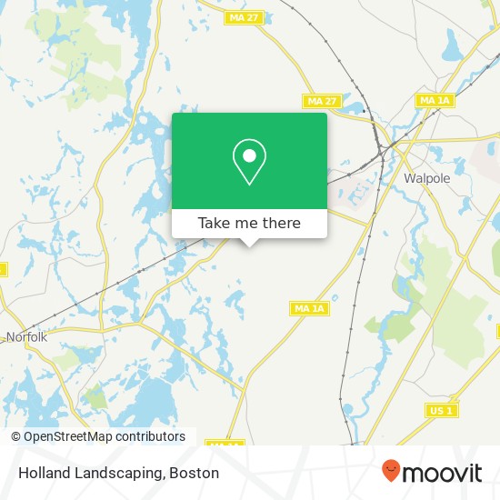 Holland Landscaping map