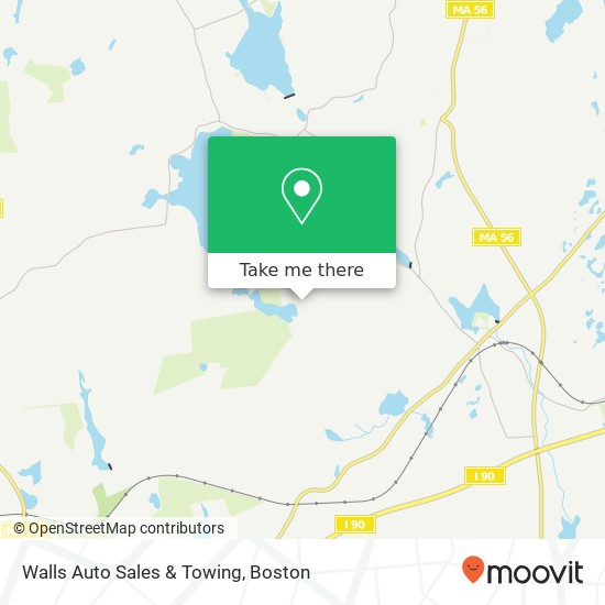 Walls Auto Sales & Towing map