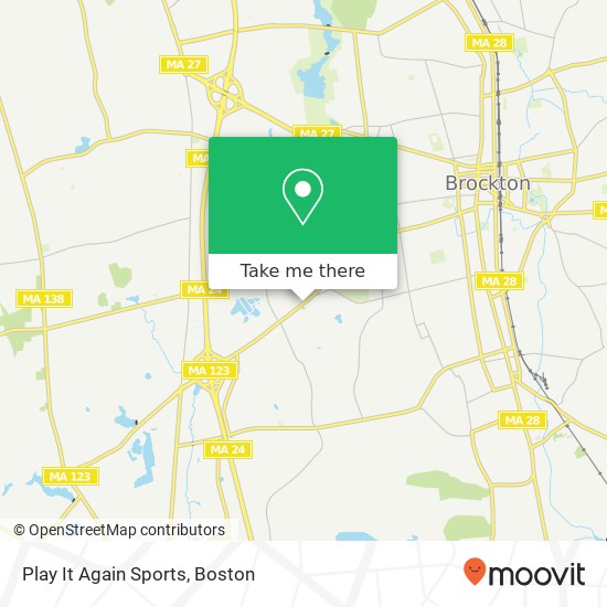 Mapa de Play It Again Sports