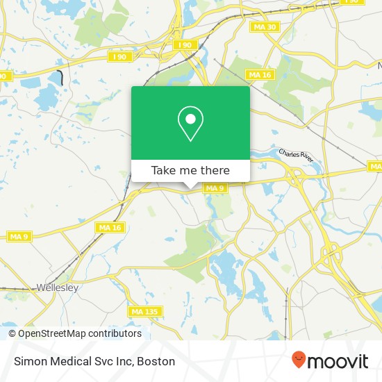 Simon Medical Svc Inc map