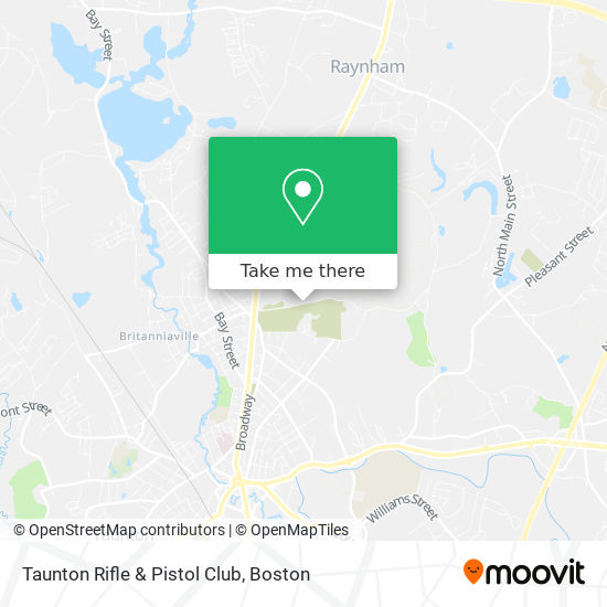 Mapa de Taunton Rifle & Pistol Club