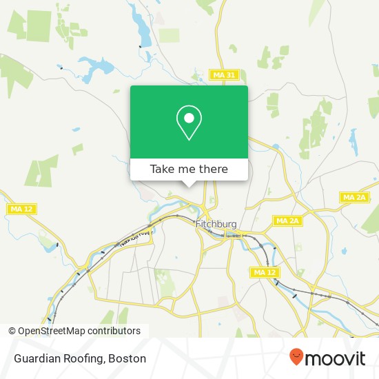 Guardian Roofing map