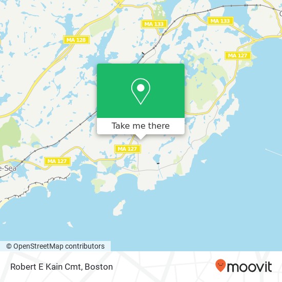 Robert E Kain Cmt map