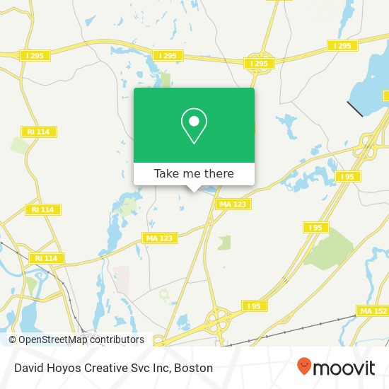 Mapa de David Hoyos Creative Svc Inc