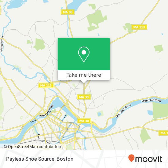 Mapa de Payless Shoe Source