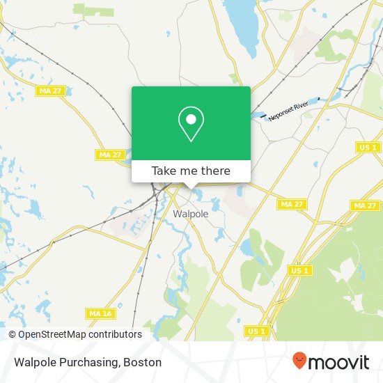 Mapa de Walpole Purchasing