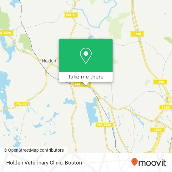 Mapa de Holden Veterinary Clinic