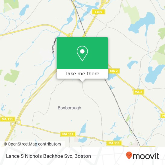 Lance S Nichols Backhoe Svc map