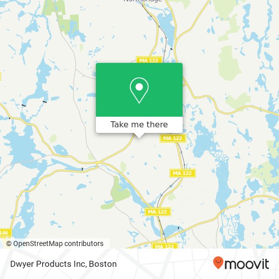 Dwyer Products Inc map