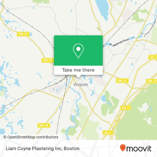 Liam Coyne Plastering Inc map