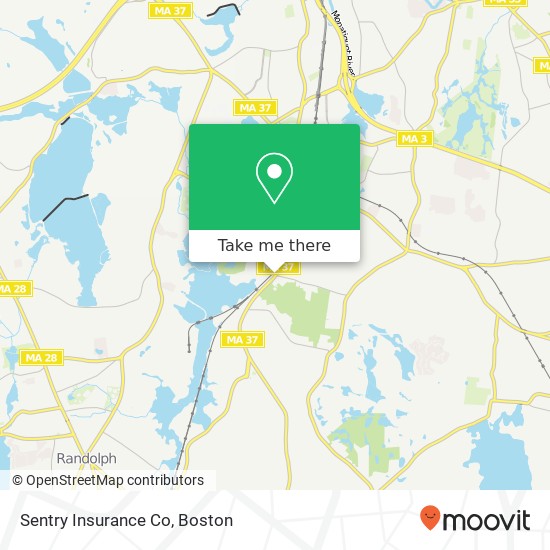 Mapa de Sentry Insurance Co