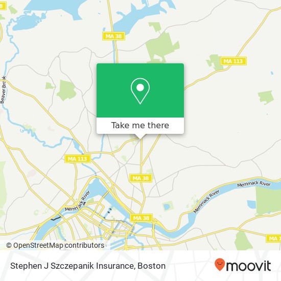 Mapa de Stephen J Szczepanik Insurance