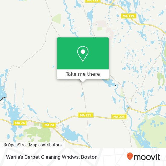 Warila's Carpet Cleaning Wndws map