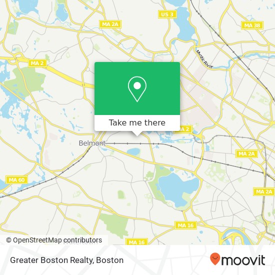 Greater Boston Realty map