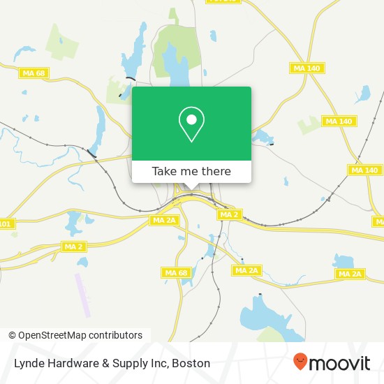 Lynde Hardware & Supply Inc map