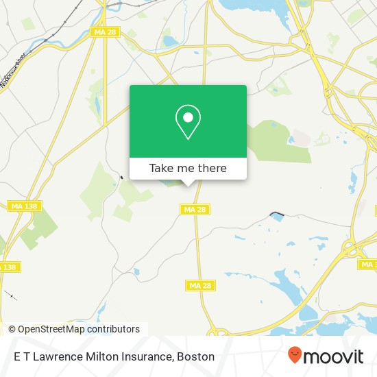 Mapa de E T Lawrence Milton Insurance