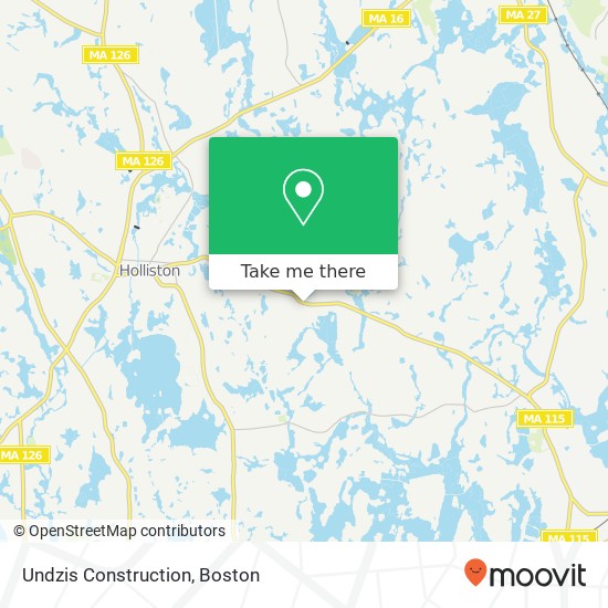 Undzis Construction map